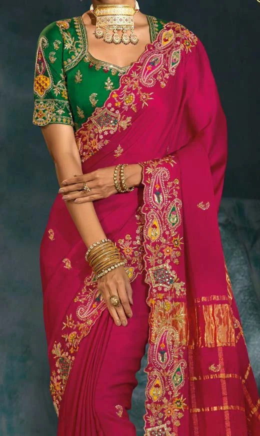 Dallas Wedding Style: Rani Pure Gajji Silk Saree Shopping