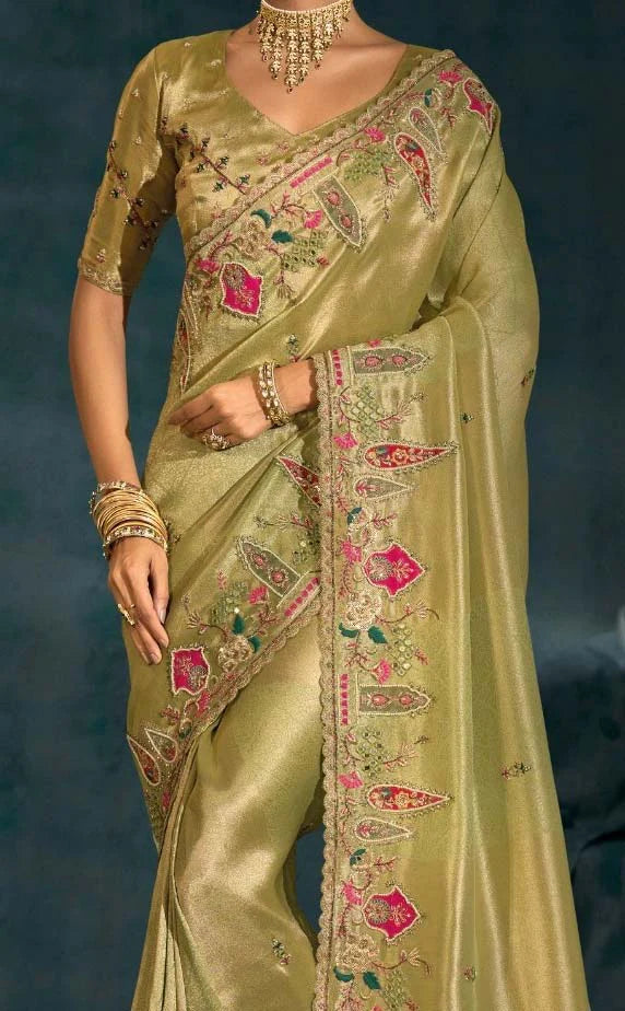Buy Online Premium Reception Saree for Jaipur Weddings
