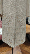 Handcrafted Traditional Ivory Silk Wedding Sherwani - Royal Groom Collection