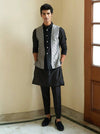 Black Indo Western with Beads work