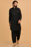 Black Indo Western with Beads work888