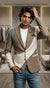 modern panel design blazer for men casual cocktail outfit global style bharatplaza