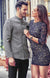Grey Suede Polyester Jodhpuri Suit For Men