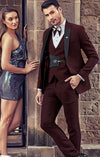 Maroon Wedding Reception Trouser Suit