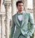Mint Green Embroidered Trouser Suit for Wedding and Reception