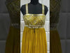Chinnon Palazzo with Mustard Gold Silk Indo Western Set