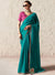 Rama Blue Tissue Organza Saree for Wedding Guests in Auckland